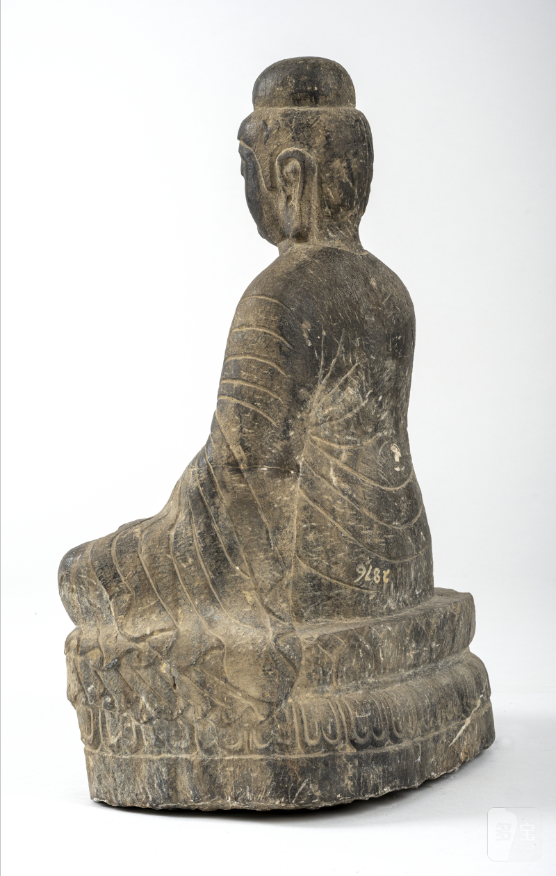 A LIMESTONE FIGURE OF BUDDHA SHAKYAMUNI - 图5